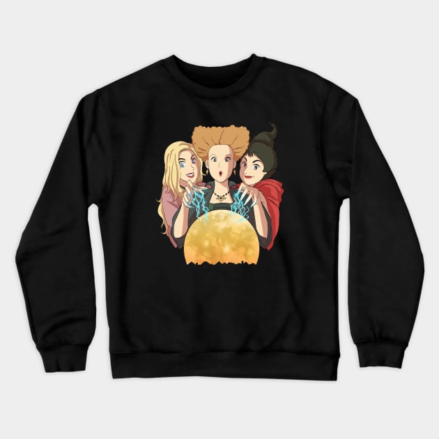 Sanderson Sisters Halloween Crewneck Sweatshirt by Hiro Fiction